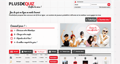 Desktop Screenshot of plusdequiz.com